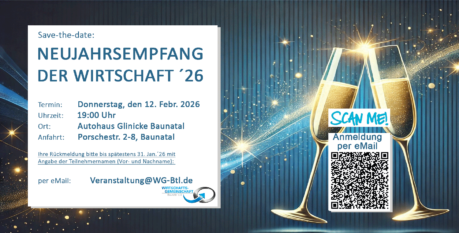Wirtschaftsgemeinschaft Baunatal, Baunatal, Neujahrsempfang